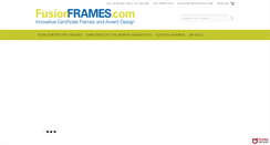 Desktop Screenshot of fusionframes.com